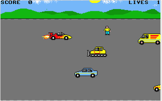 Motorway Death atari screenshot